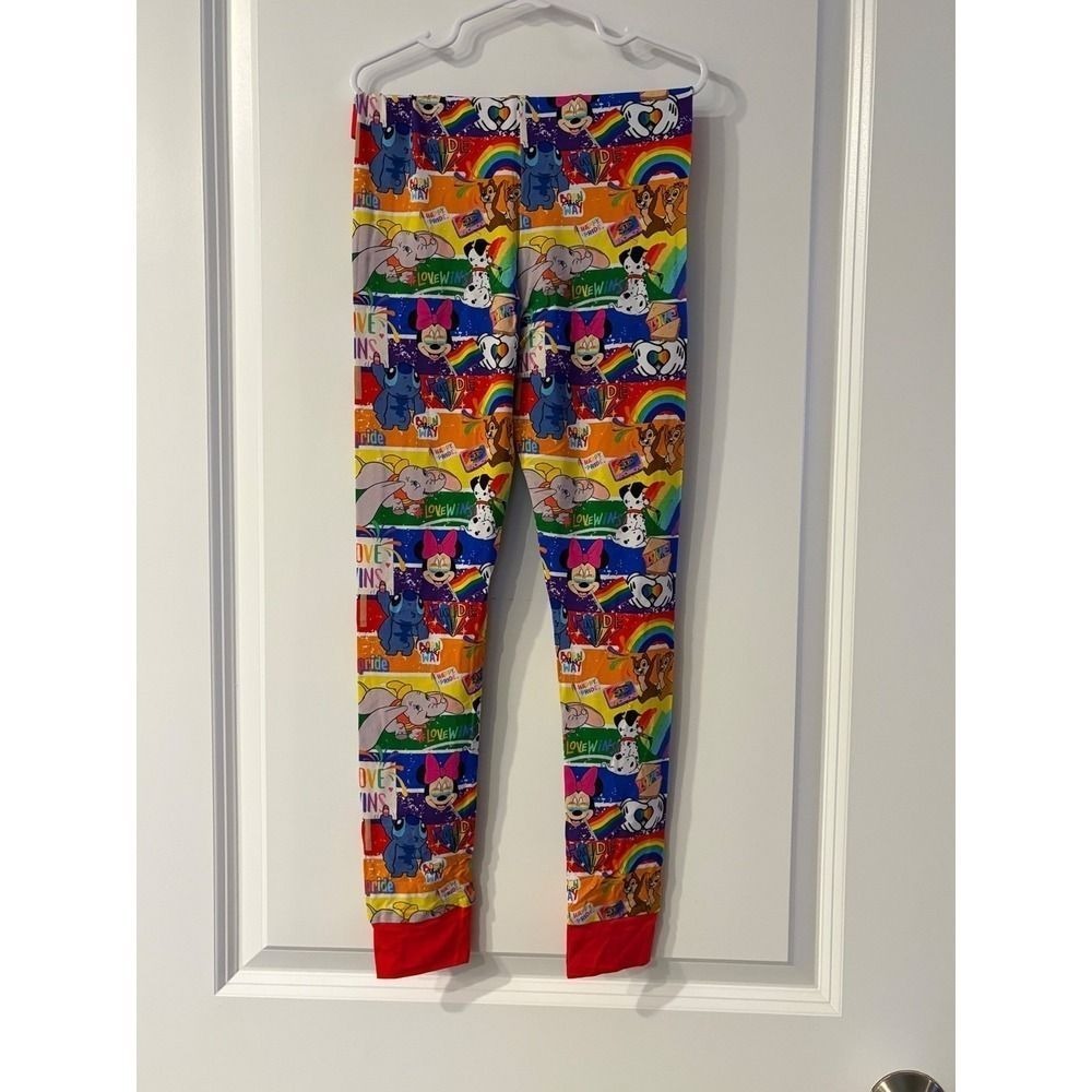 Disney Pride Shephard's Sleepers Kids PJ‎ Set Love Wins Mickey Stitch 9/10y - Picture 7 of 10